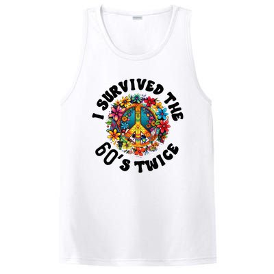 I Survived The 60s Sixties Twice 70th Birthday 60th Funny PosiCharge Competitor Tank