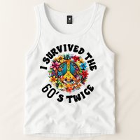 I Survived The 60s Sixties Twice 70th Birthday 60th Funny Tank Top
