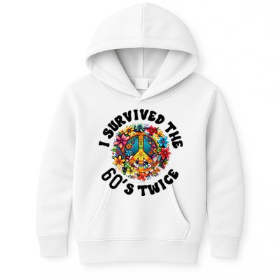I Survived The 60s Sixties Twice 70th Birthday 60th Funny Kids Hoodie