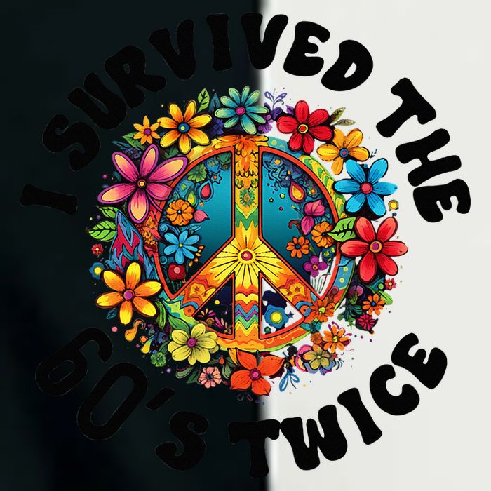 I Survived The 60s Sixties Twice 70th Birthday 60th Funny Infant Baby Jersey Bodysuit