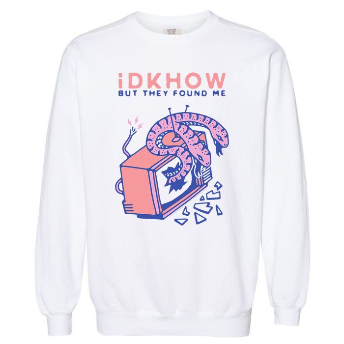 Idkhow – Screen Time Garment-Dyed Sweatshirt