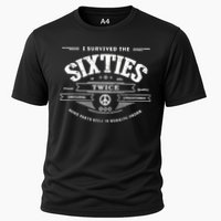 I Survived The Sixties Twice Built In 60s 70th 60th Birthday Performance Shirt
