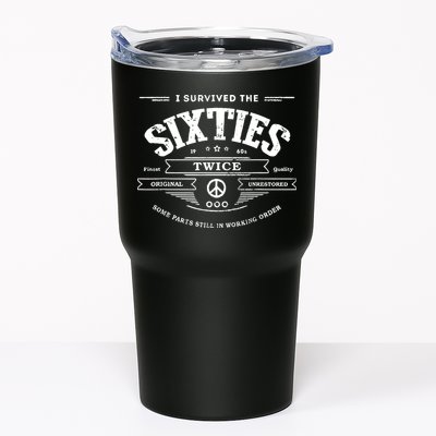 I Survived The Sixties Twice Built In 60s 70th 60th Birthday Tumbler
