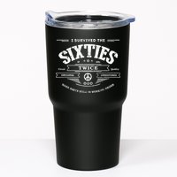 I Survived The Sixties Twice Built In 60s 70th 60th Birthday Tumbler