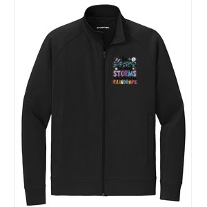 IVe Survived Too Many Storms To Be Bothered By Raindrops Stretch Full-Zip Cadet Jacket