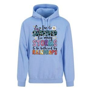 IVe Survived Too Many Storms To Be Bothered By Raindrops Unisex Surf Hoodie