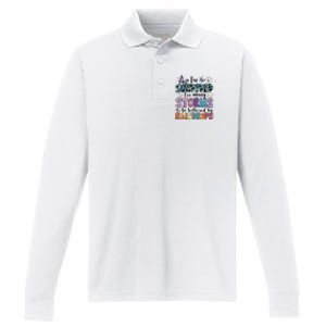 IVe Survived Too Many Storms To Be Bothered By Raindrops Performance Long Sleeve Polo