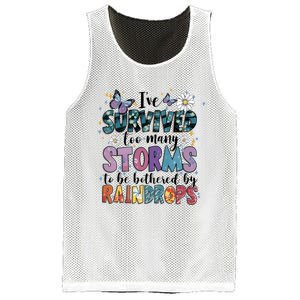 IVe Survived Too Many Storms To Be Bothered By Raindrops Mesh Reversible Basketball Jersey Tank