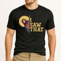 I Saw That Jesus Funny Christian Easter Cooling Performance Crew T-Shirt