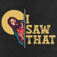 I Saw That Jesus Funny Christian Easter 11oz C Handle Ceramic Mug