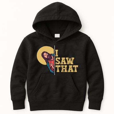 I Saw That Jesus Funny Christian Easter Kids Hoodie