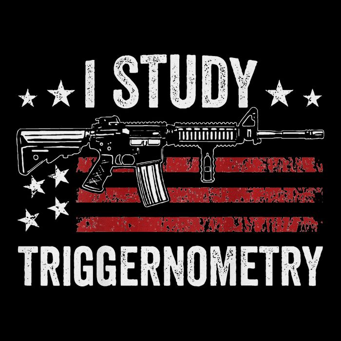 I Study Triggernometry Funny Gun Pro Guns Saying Cooling Performance Crew T-Shirt