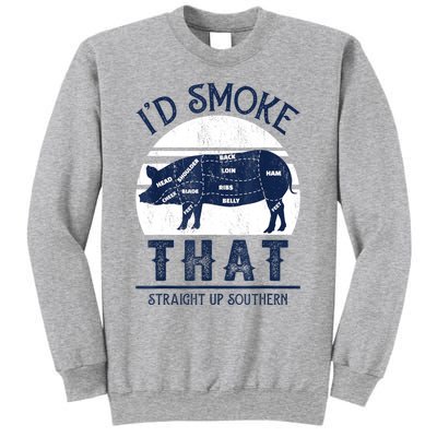 Id Smoke That Straight Up Southern Pig Vintage Sweatshirt