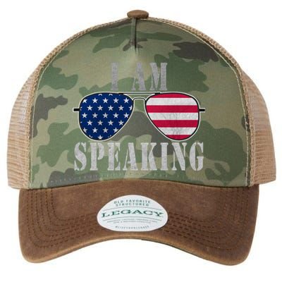 IM Speaking That Says I Am Speaking Vote Rights Protest Gift Legacy Tie Dye Trucker Hat