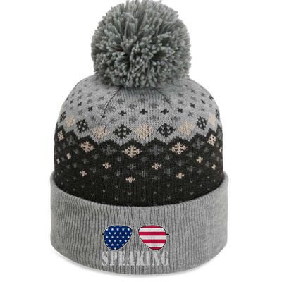 IM Speaking That Says I Am Speaking Vote Rights Protest Gift The Baniff Cuffed Pom Beanie