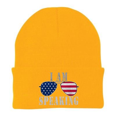 IM Speaking That Says I Am Speaking Vote Rights Protest Gift Knit Cap Winter Beanie