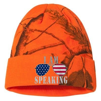 IM Speaking That Says I Am Speaking Vote Rights Protest Gift Kati Licensed 12" Camo Beanie