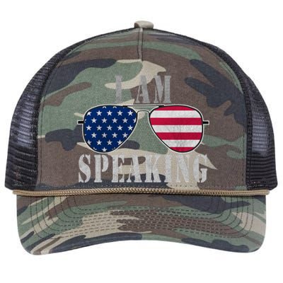 IM Speaking That Says I Am Speaking Vote Rights Protest Gift Retro Rope Trucker Hat Cap