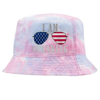 IM Speaking That Says I Am Speaking Vote Rights Protest Gift Tie-Dyed Bucket Hat