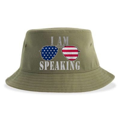 IM Speaking That Says I Am Speaking Vote Rights Protest Gift Sustainable Bucket Hat