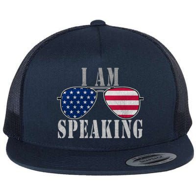 IM Speaking That Says I Am Speaking Vote Rights Protest Gift Flat Bill Trucker Hat