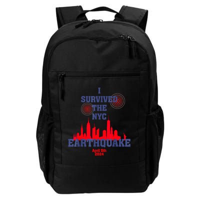 I Survived The Nyc Earthquake April 5th 2024 Daily Commute Backpack