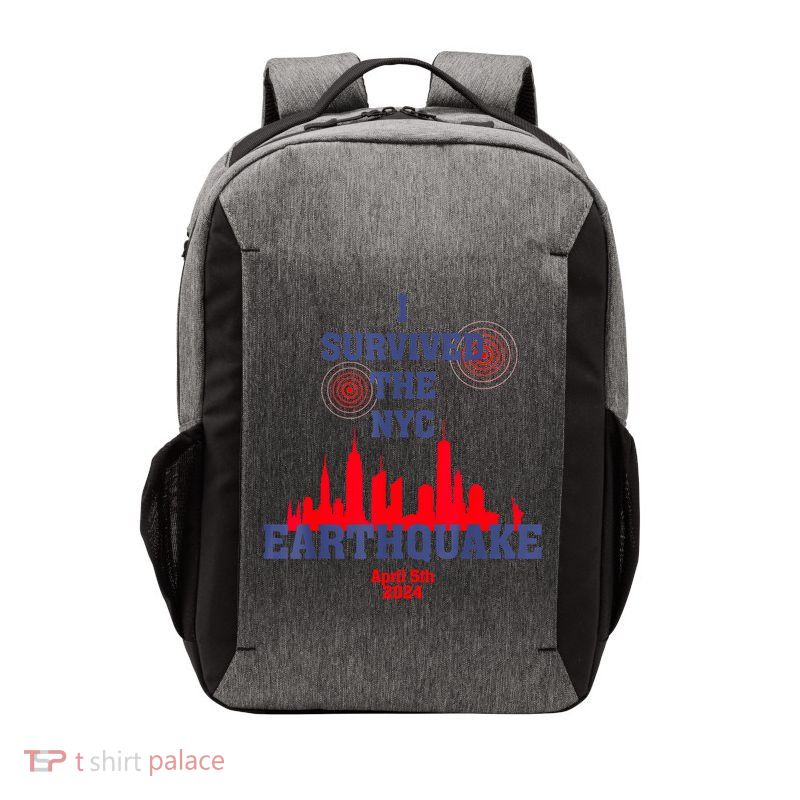 I Survived The Nyc Earthquake April 5th 2024 Vector Backpack