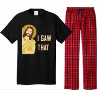 I Saw That Funny Jesus Meme Pajama Set