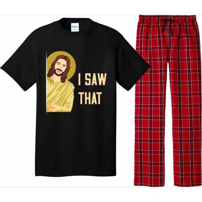 I Saw That Funny Jesus Meme Pajama Set