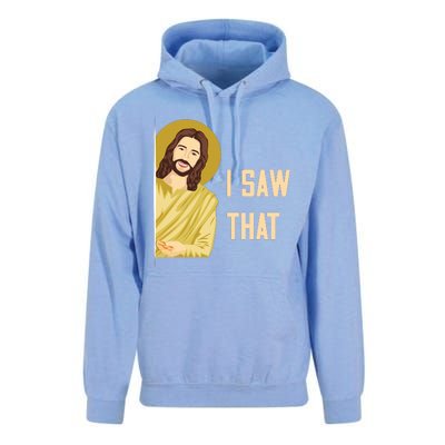 I Saw That Funny Jesus Meme Unisex Surf Hoodie