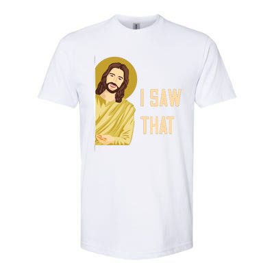 I Saw That Funny Jesus Meme Softstyle CVC T-Shirt