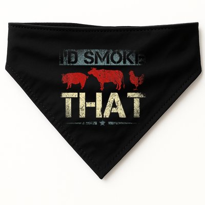 Id Smoke That Barbecue USA-Made Doggie Bandana