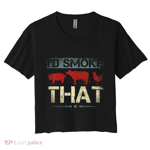 Id Smoke That Barbecue Crop Top