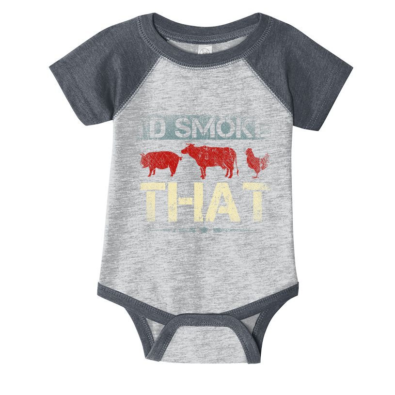 Id Smoke That Barbecue Infant Baby Jersey Bodysuit