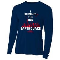 I Survived The Nyc Earthquake 5th April 2024 Cooling Performance Long Sleeve Crew