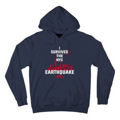 I Survived The Nyc Earthquake 5th April 2024 Tall Hoodie