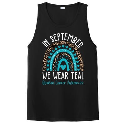 In Sep Tember We Wear Teal Ovarian Cancer Awareness Month PosiCharge Competitor Tank