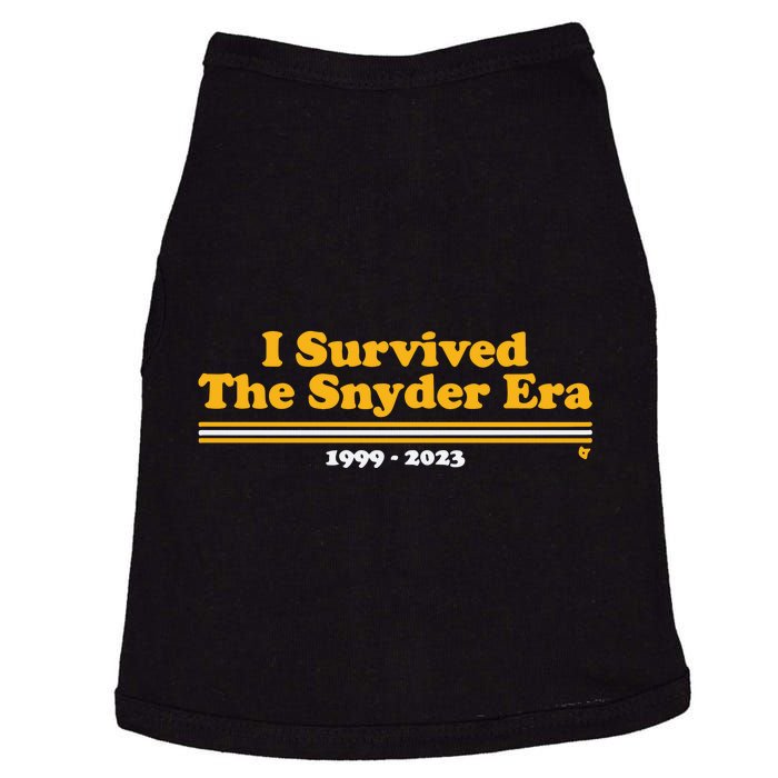 I Survived The Snyder Era Washington D.C. Football Doggie Tank