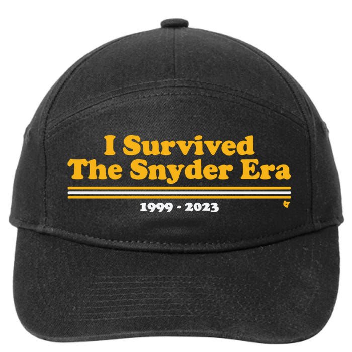 I Survived The Snyder Era Washington D.C. Football 7-Panel Snapback Hat