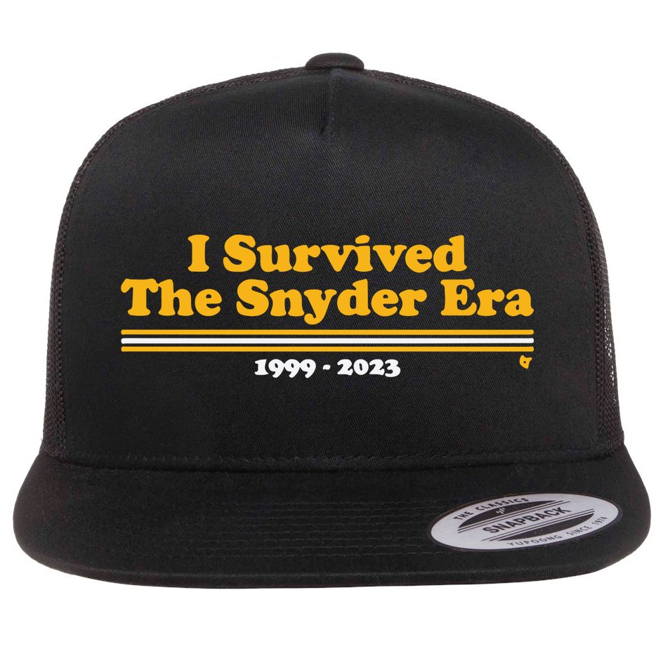 I Survived The Snyder Era Washington D.C. Football Flat Bill Trucker Hat