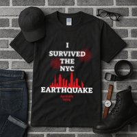 I Survived The Nyc Earthquake 5th April 2024 Tall T-Shirt