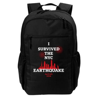 I Survived The Nyc Earthquake 5th April 2024 Daily Commute Backpack