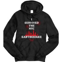 I Survived The Nyc Earthquake 5th April 2024 Tie Dye Hoodie