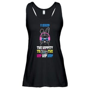 I Said The Hippity To The Hip Hop Bunny Funny Ladies Essential Flowy Tank