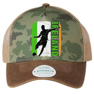 Ireland Soccer Team Irish Flag Jersey Football Fans Legacy Tie Dye Trucker Hat
