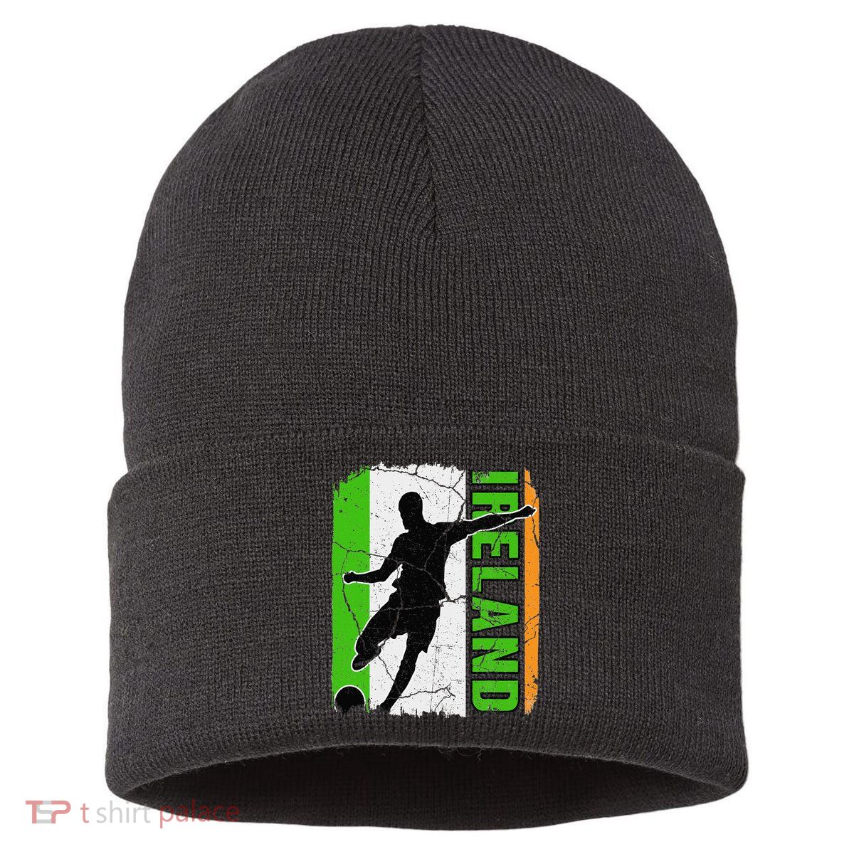 Ireland Soccer Team Irish Flag Jersey Football Fans Sustainable Knit Beanie