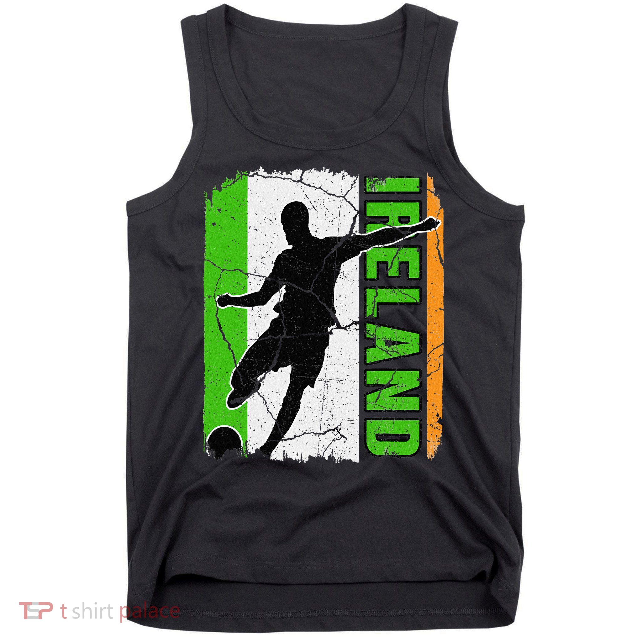 Ireland Soccer Team Irish Flag Jersey Football Fans Tank Top