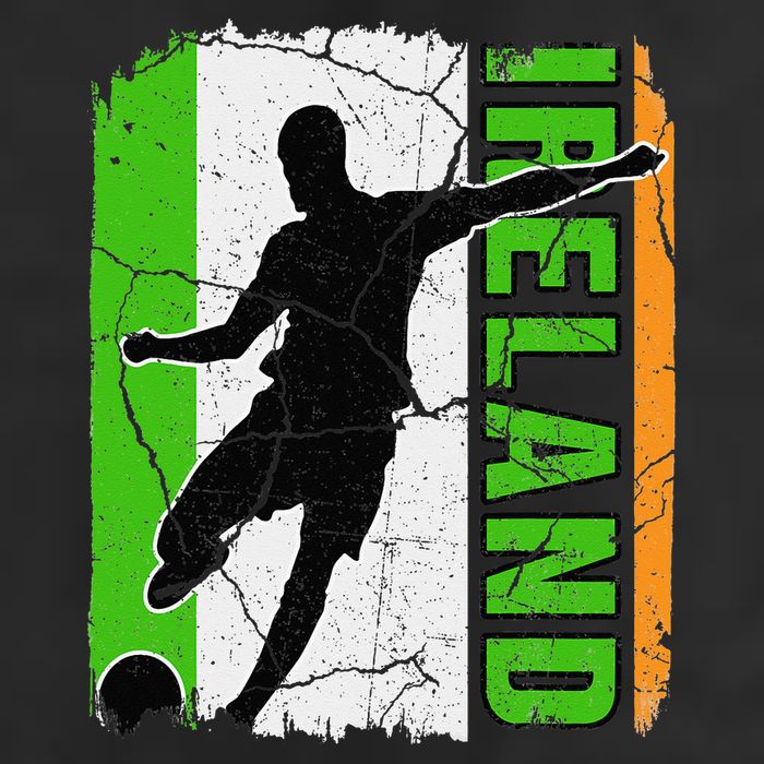 Ireland Soccer Team Irish Flag Jersey Football Fans Golf Towel