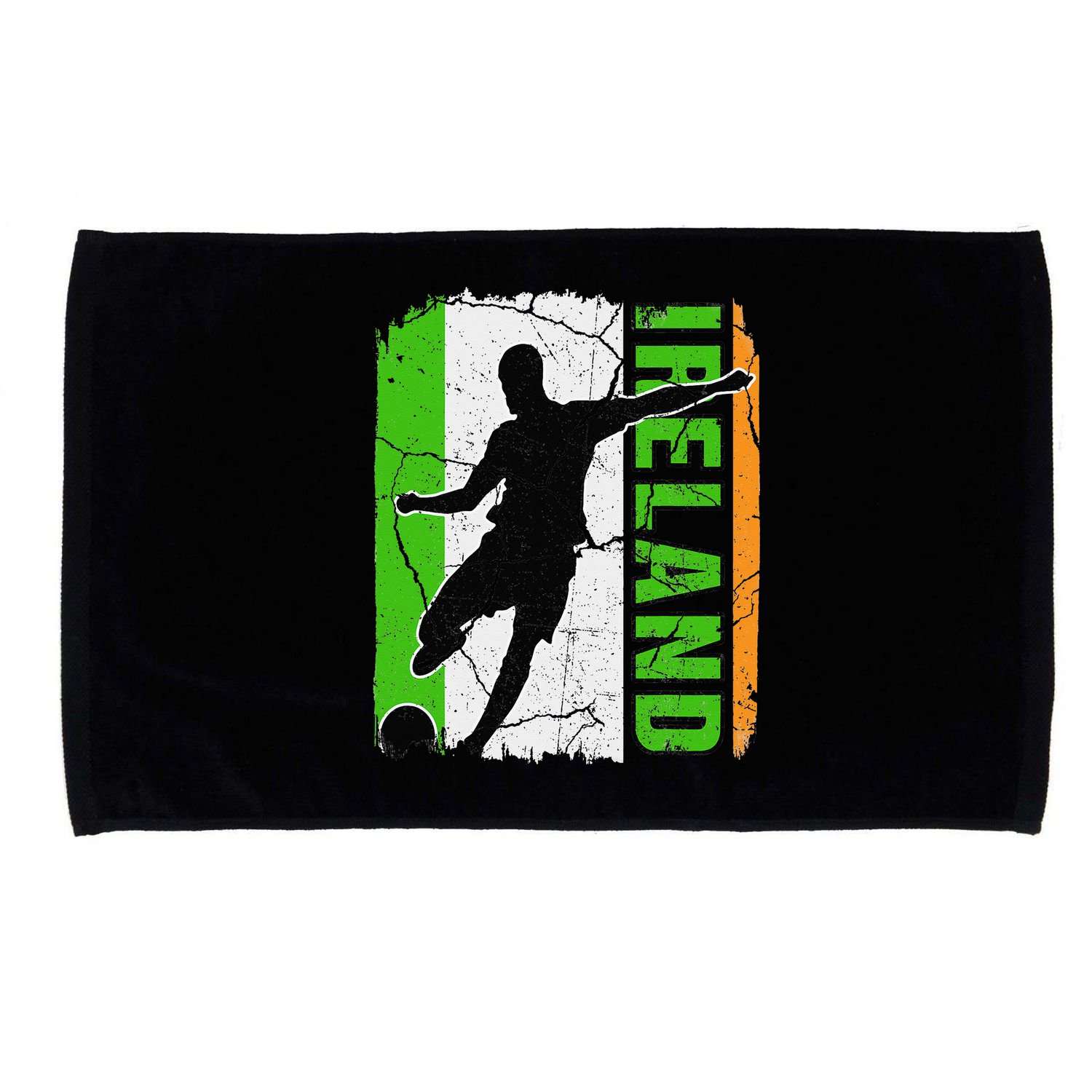Ireland Soccer Team Irish Flag Jersey Football Fans Microfiber Hand Towel