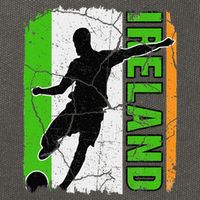 Ireland Soccer Team Irish Flag Jersey Football Fans Cotton Canvas Backpack